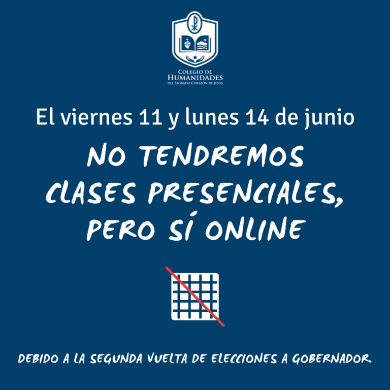 11 y 14 de junio: Solo clases online