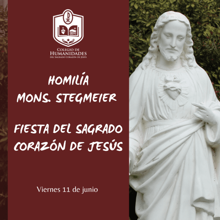 Homilía de Mons. Stegmeier en la Fiesta del Sagrado Corazón de Jesús