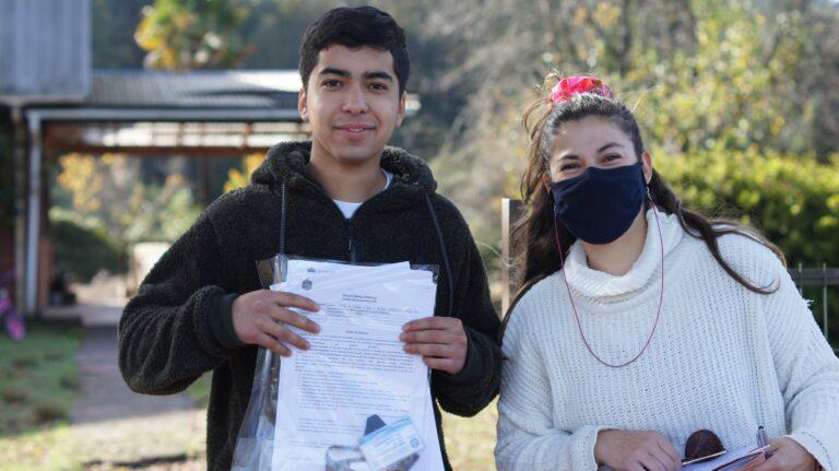 FOTOS: Entrega de material offline