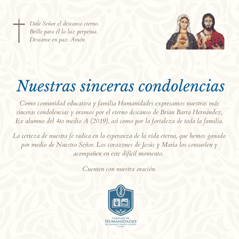 Nuestras sinceras condolencias: Brian Barra Hernández y familia