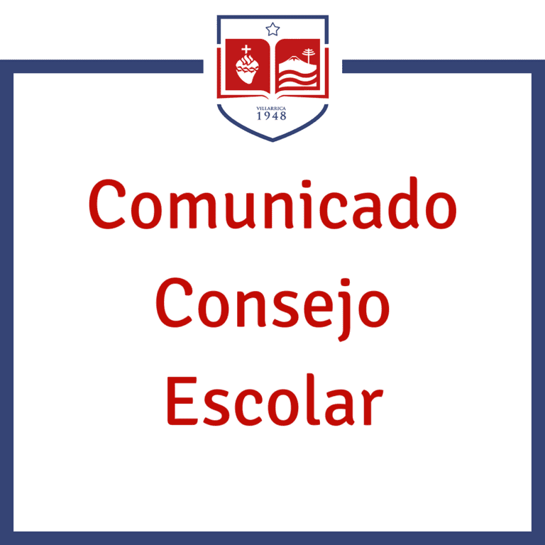 Comunicado Consejo Escolar