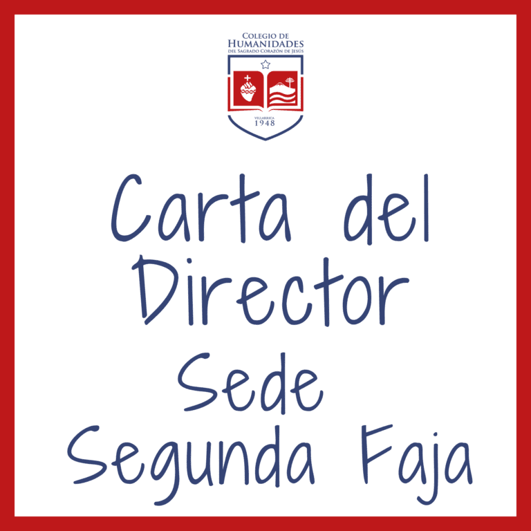 Carta del Director, sede Segunda Faja