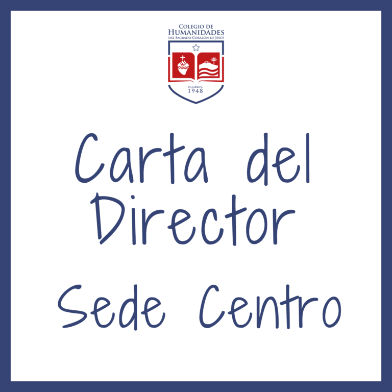 Carta del Director, sede Centro.