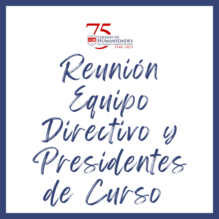 Reunión Equipo Directivo y Presidentes de Curso