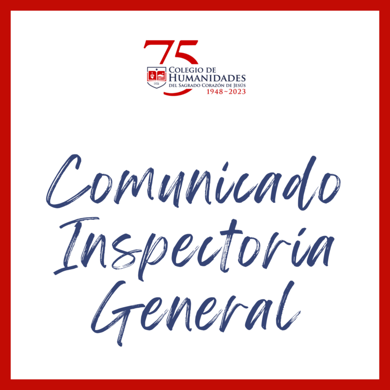Comunicado Inspectoría General
