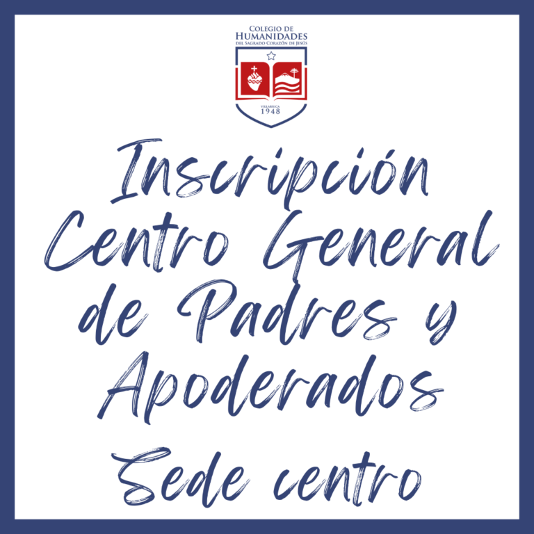 Inscripción Centro General de Centro de Padres y Apoderados