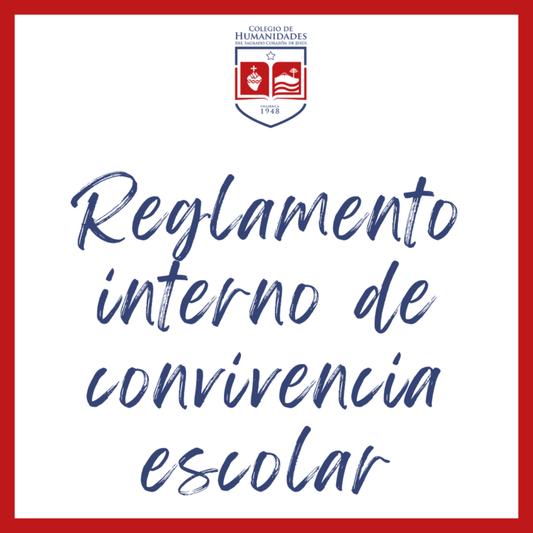 Reglamento interno de convivencia escolar