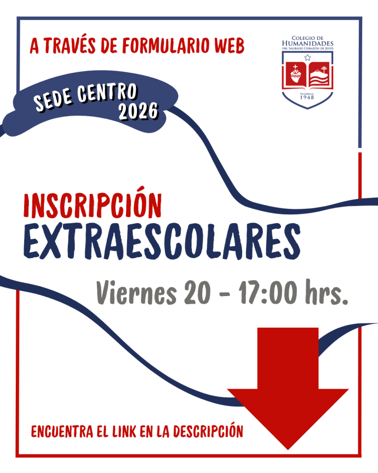 Inscripción Extraescolares 2026 – Sede Centro